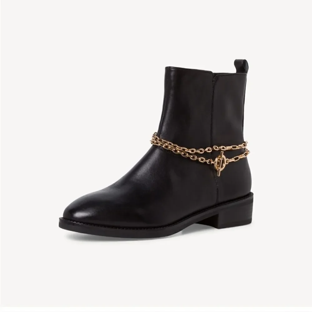 Tamaris Leather Fidelia Booties